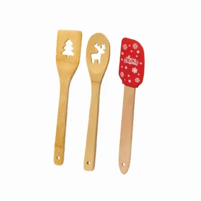 Kit com 3 utensílios para cozinha