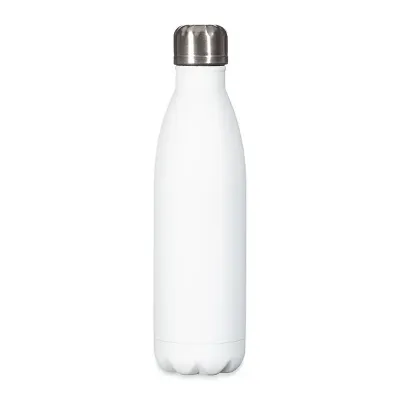  Garrafa 750ml em inox branco