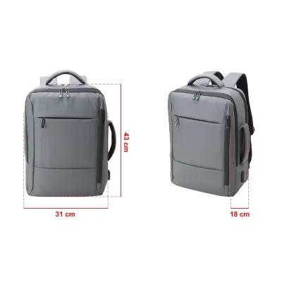 Mochila Couro Sintético Suporte USB  - 2014692