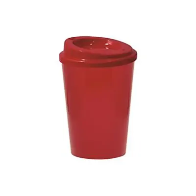 Copo 450 ml boca larga com tampa para café