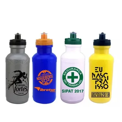 Squeeze Plástico 500ml - opções de cores