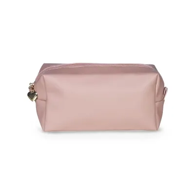 Necessaire PU impermeável Rosa