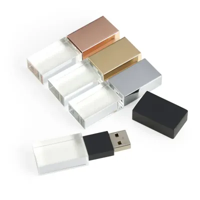 Pen Drive Vidro 4GB/8GB/16GB/32GB/64GB