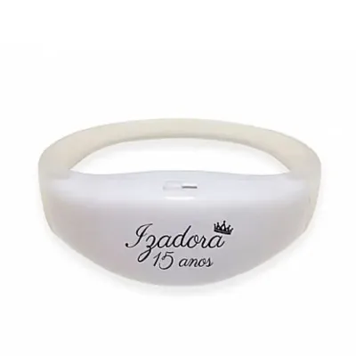 Pulseira com LED Ativada por movimento ou som - 2010617