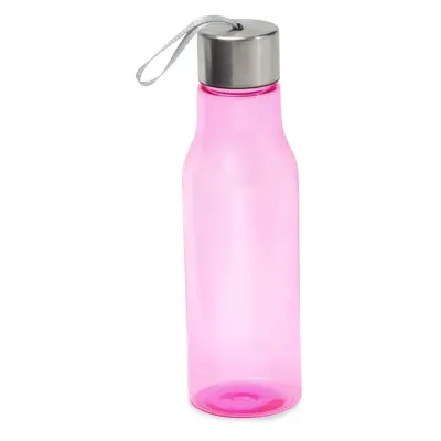 Garrafa Plástica Rosa 600ml