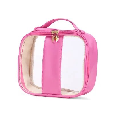 Necessaire PVC Impermeável Rosa