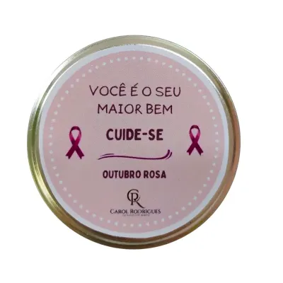 Lata personalizada outubro rosa - 2015086