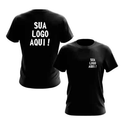 Camiseta básica unissex manga curta