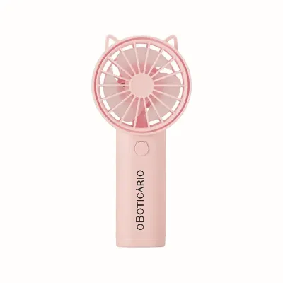 Mini Ventilador Portátil Rosa