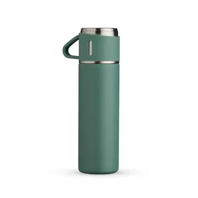 Garrafa Térmica Inox 450ml Verde