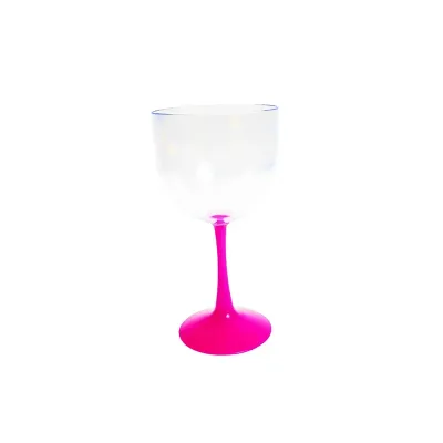 Taça de Gin com Haste Rosa Pink 550ml LT-457