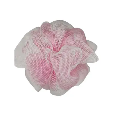 Esponja de Banho Nylon Fofinha rosa