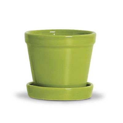 Vaso liso pequeno verde