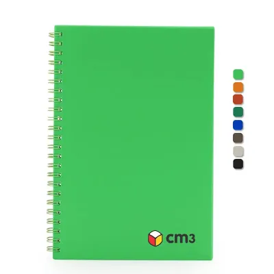 Caderno de Anotações Plástico Pautado Personalizado