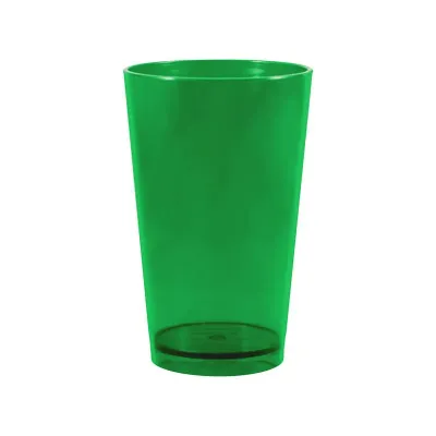 Copo Plástico Verde 550ml