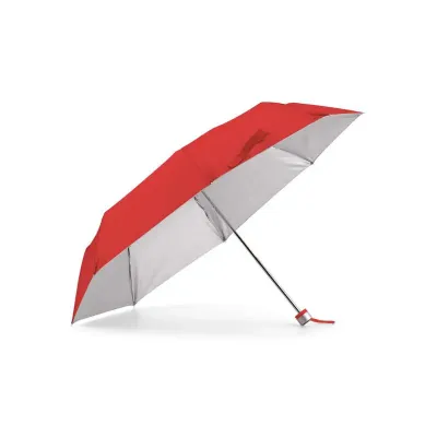 Guarda-chuva dobrável em poliéster vermelho