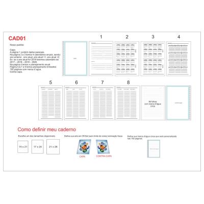 Caderno com Laminação Fosca Promocional 2 - 2021829