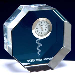 Cristal Personalizado relógio