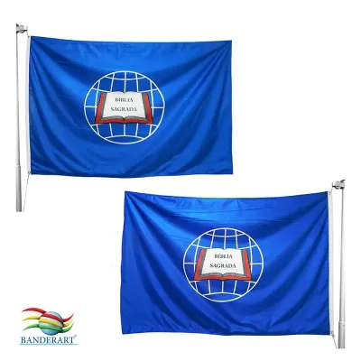 Bandeira horizontal azul